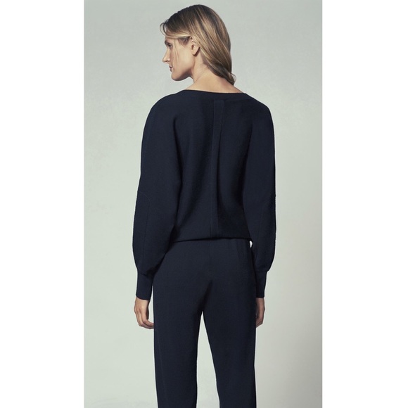 B NEW YORK Recycled Dolman Sweater in Black - Picture 4 of 8